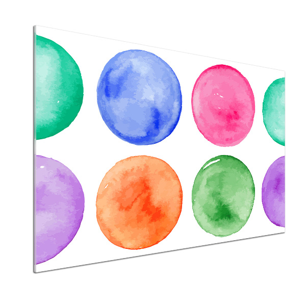 Panel de pared de cocina Círculos de colores