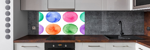 Panel de pared de cocina Círculos de colores