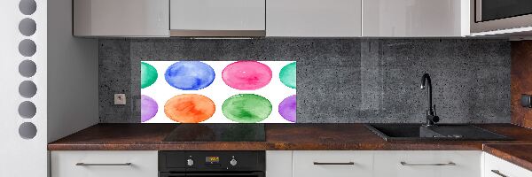 Panel de pared de cocina Círculos de colores