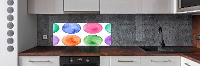 Panel de pared de cocina Círculos de colores
