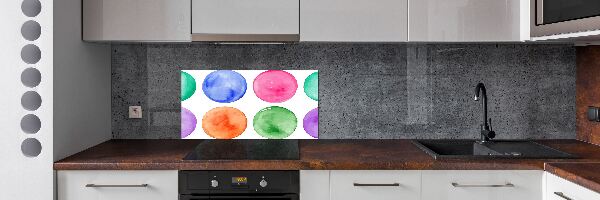 Panel de pared de cocina Círculos de colores