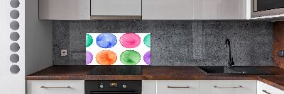 Panel de pared de cocina Círculos de colores