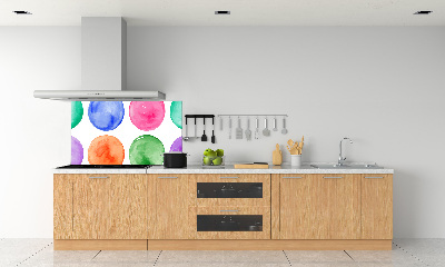 Panel de pared de cocina Círculos de colores