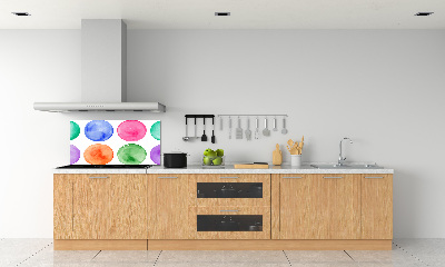 Panel de pared de cocina Círculos de colores