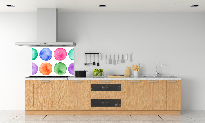 Panel de pared de cocina Círculos de colores
