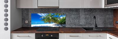 Salpicadero para cocina Playa tropical