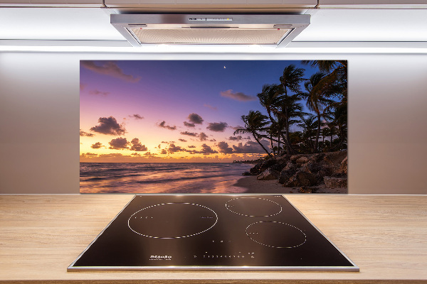 Panel de pared de cocina Atardecer en la playa