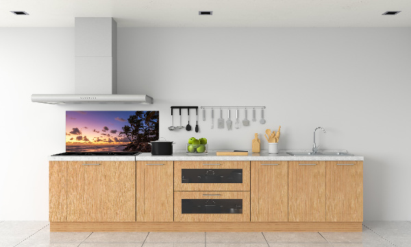 Panel de pared de cocina Atardecer en la playa