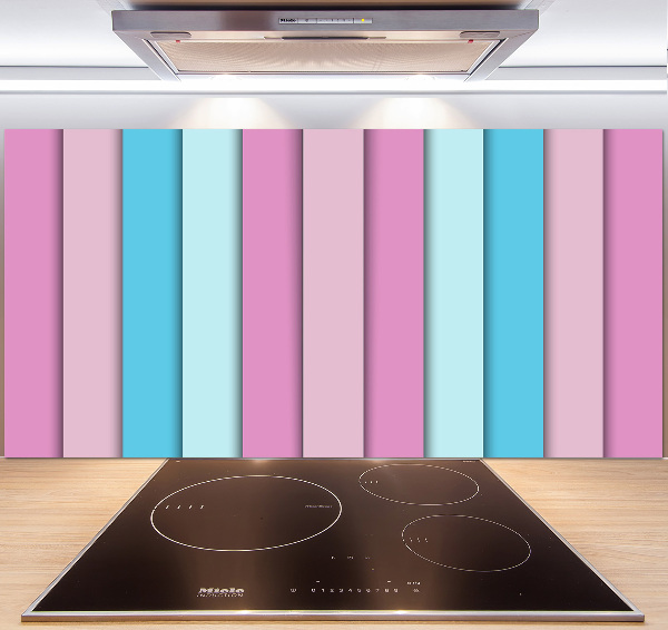 Panel de pared de cocina Rayas de colores