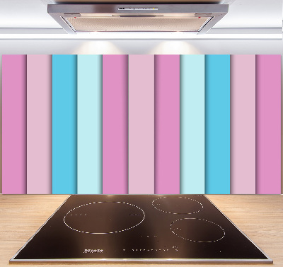 Panel de pared de cocina Rayas de colores