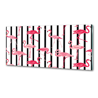 Panel antisalpicaduras flamencos rayados