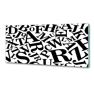 Panel para cocina Alfabeto