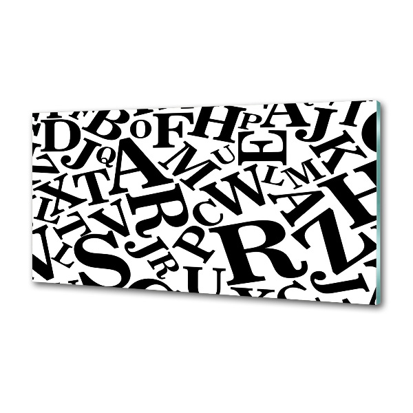 Panel para cocina Alfabeto