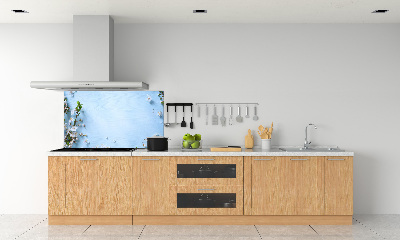 Panel de pared de cocina Fondo de flores de cerezo