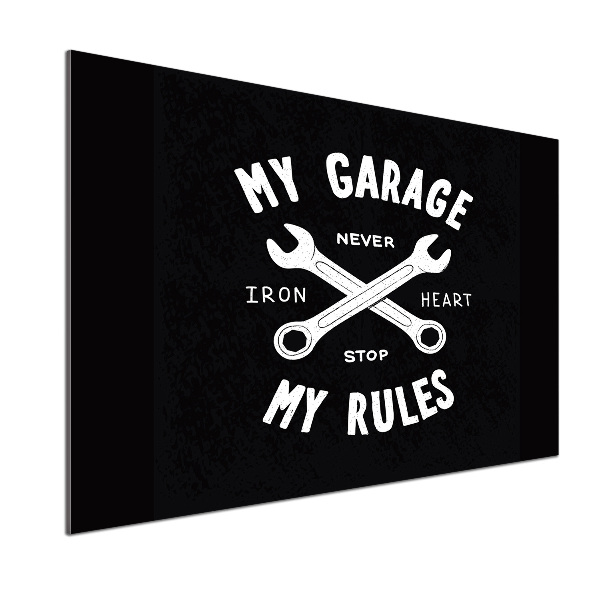 Panel między meble w kuchni Mój garaż