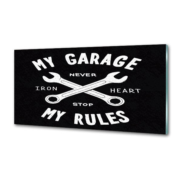 Panel między meble w kuchni Mój garaż