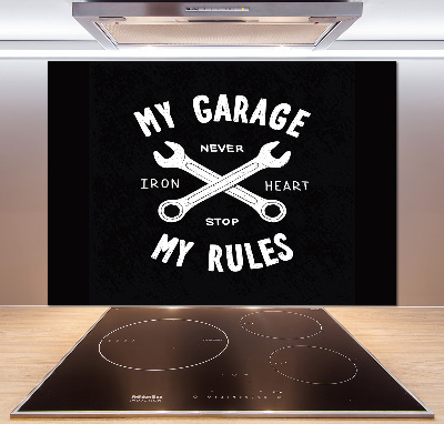 Panel między meble w kuchni Mój garaż