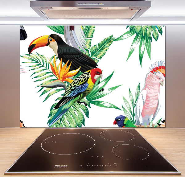 Panel para cocina aves tropicales