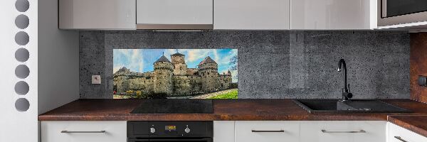 Panel para cocina Un castillo en Suiza