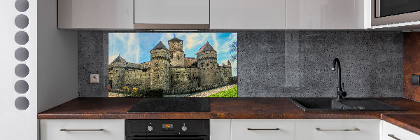 Panel para cocina Un castillo en Suiza