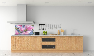 Panel de pared de cocina Magnolia rosa