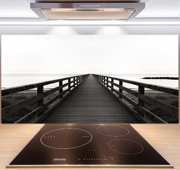 Panel do kuchni Drewniane molo