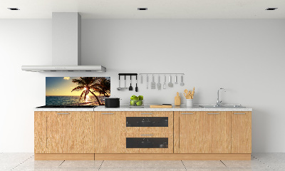 Panel para cocina Playa tropical