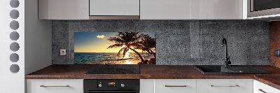 Panel para cocina Playa tropical