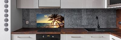 Panel para cocina Playa tropical