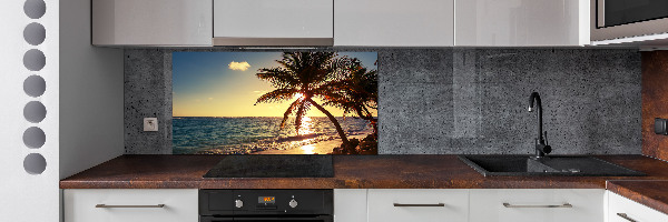 Panel para cocina Playa tropical