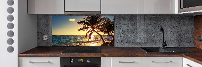 Panel para cocina Playa tropical
