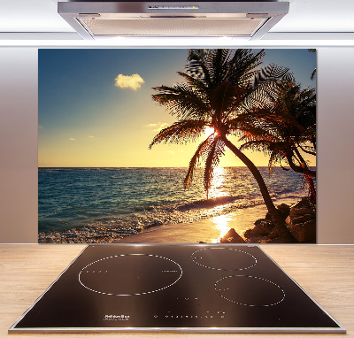 Panel para cocina Playa tropical