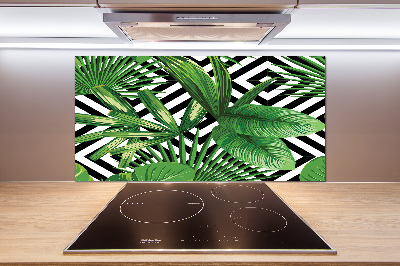 Panel antisalpicaduras hojas tropicales