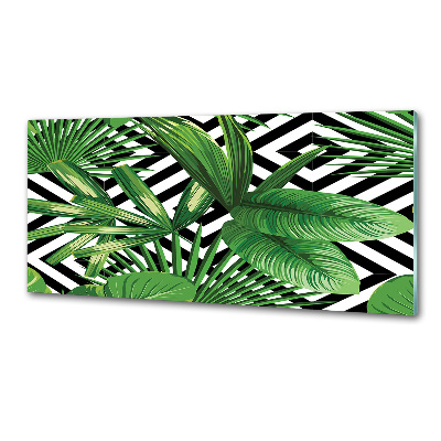 Panel antisalpicaduras hojas tropicales