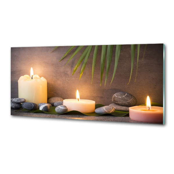 Panel para cocina Velas encendidas
