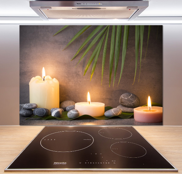 Panel para cocina Velas encendidas