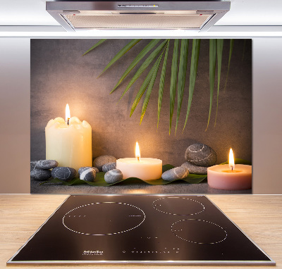 Panel para cocina Velas encendidas