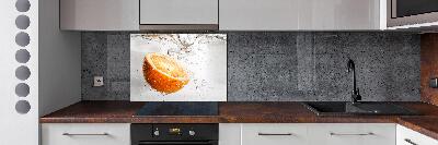 Panel antisalpicaduras Naranjas bajo el agua