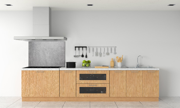 Panel para cocina pared gris