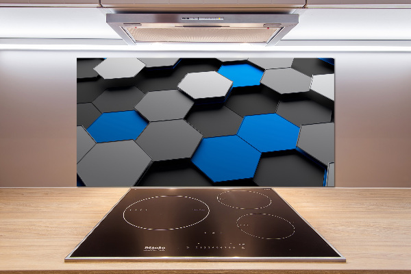 Panel do kuchni Abstrakcja 3D