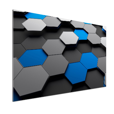 Salpicadero para cocina Abstracción 3D