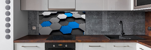 Salpicadero para cocina Abstracción 3D