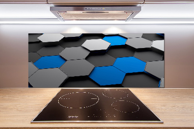 Salpicadero para cocina Abstracción 3D