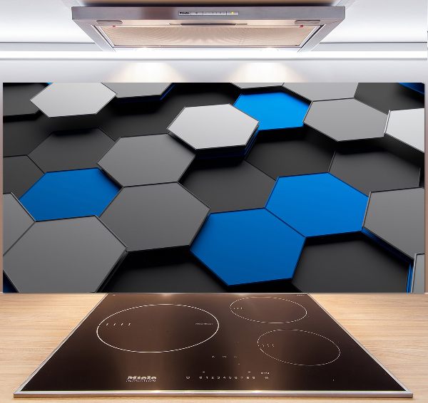 Salpicadero para cocina Abstracción 3D