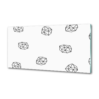 Panel antisalpicaduras Patrón abstracto