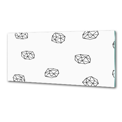 Panel antisalpicaduras Patrón abstracto