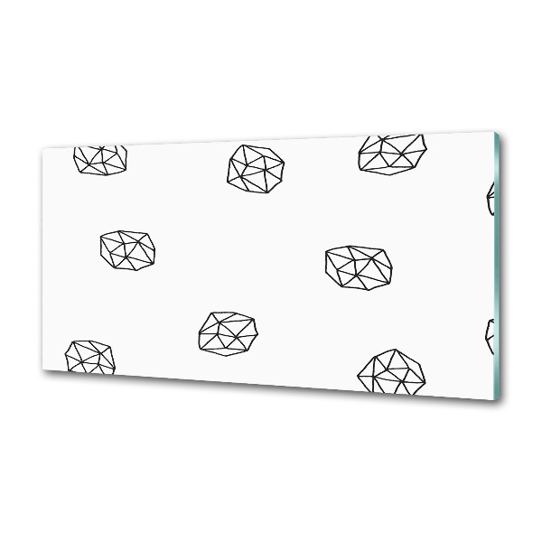 Panel antisalpicaduras Patrón abstracto