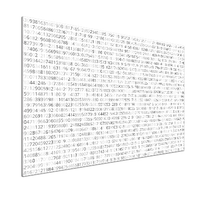 Panel dekor szkło Kod binarny
