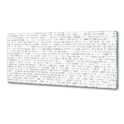 Panel para cocina Código binario