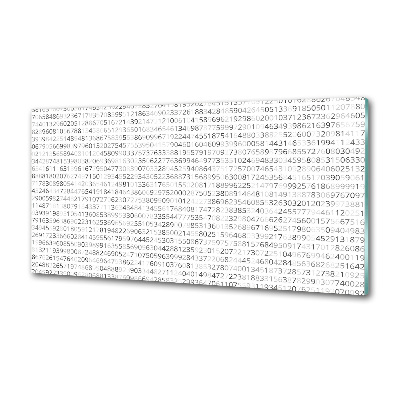 Panel para cocina Código binario